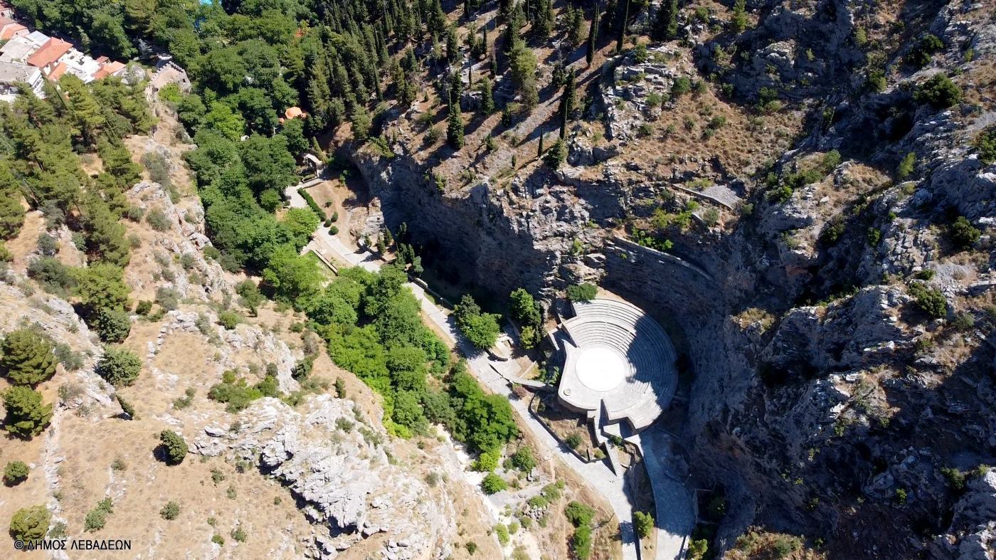 Hiking route around Livadia